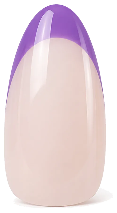 Jacaranda French nail tip